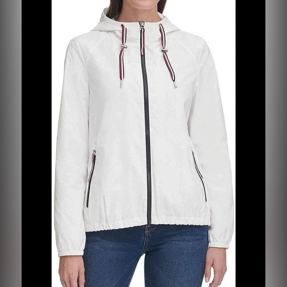 Tommy Hilfiger Jackets & Blazers - Tommy Hilfiger Womens ladies Windbreaker Jacket white M h